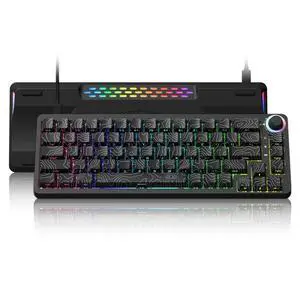 Womier M68HE PRO 60% Percent Keyboard Rapid Trigger Gaming Keyboard RGB | Hall Effect Topographic Keyboard,Wired Custom 8000 Hz Mechanical Keyboard with Magnetic Switch,PBT Keycap for Mac/Win,Black Womier M68HE PRO 60% Percent Keyboard Rapid Trigger Gaming Keyboard RGB | Hall Effect Topographic Keyboard,Wired Custom 8000 Hz Mechanical Keyboard with Magnetic Switch,PBT Keycap for Mac/Win,Black