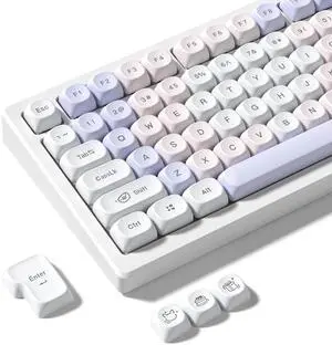 Womier PBT Keycaps Set, Dream Cute Keycaps MOA Profile | Mechanical Keyboard Caps, Custom Keycaps Full Size for 60 65 75 100 Percent Cherry MX Switches Mechanical Keyboard, Purple Womier PBT Keycaps Set, Dream Cute Keycaps MOA Profile | Mechanical Keyboard Caps, Custom Keycaps Full Size for 60 65 75 100 Percent Cherry MX Switches Mechanical Keyboard, Purple