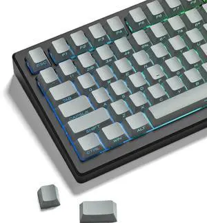 Womier doubleshot PBT keycap Set,Japanese keycaps Shine Through,Side Printed Key caps Keyboard,Cherry Profile Custom Keycap for Mechanical Gaming Keyboards(Light Grey) Womier doubleshot PBT keycap Set,Japanese keycaps Shine Through,Side Printed Key caps Keyboard,Cherry Profile Custom Keycap for Mechanical Gaming Keyboards(Light Grey)