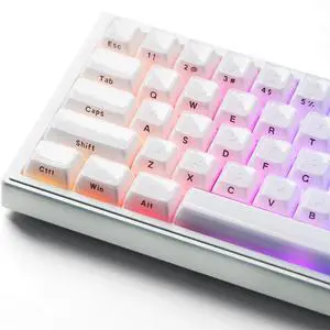 Womier White Jelly Keycaps 3.0, Shine Through Keycaps | Keyboard Caps, Stereo Relief ASA Profile Custom Key caps for 60 75 100% Mechanical Keyboards with Cherry/Gateron MX Switches Womier White Jelly Keycaps 3.0, Shine Through Keycaps | Keyboard Caps, Stereo Relief ASA Profile Custom Key caps for 60 75 100% Mechanical Keyboards with Cherry/Gateron MX Switches