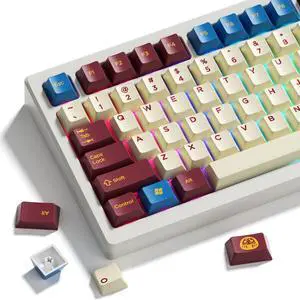 Womier Cherry Profile PBT Keycaps 135 Keys Japanese Koi Shrine Theme, Dye-Sublimation Keycap Set for MX Switch Mechanical Keyboard, Fits 60% 65% 75% 80% 100% US Layout Womier Cherry Profile PBT Keycaps 135 Keys Japanese Koi Shrine Theme, Dye-Sublimation Keycap Set for MX Switch Mechanical Keyboard, Fits 60% 65% 75% 80% 100% US Layout