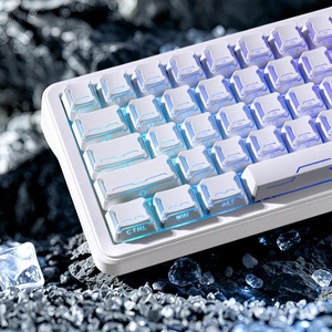 dagaladoo Shine Through keycaps Set,Double Shot PBT keycaps Mecha Armor dagaladoo Shine Through keycaps Set,Double Shot PBT keycaps Mecha Armor