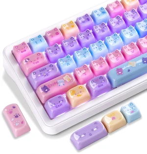 dagaladoo Keyboard keycaps,Colorful Mao keycaps,Meow Pudding dagaladoo Keyboard keycaps,Colorful Mao keycaps,Meow Pudding