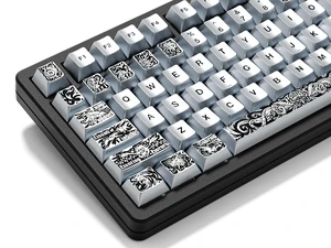 Womier PBT Keycaps with Metal Paint, Cherry Profile Keycaps, Custom Keycaps Womier PBT Keycaps with Metal Paint, Cherry Profile Keycaps, Custom Keycaps