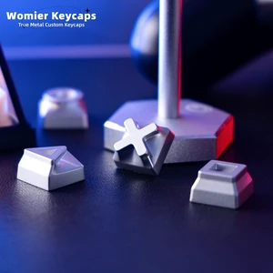 Womier Real Metal Custom Keycaps,WASD Keycaps for Mechanical Keyboard Womier Real Metal Custom Keycaps,WASD Keycaps for Mechanical Keyboard