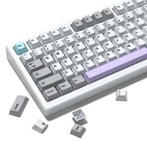 Womier PBT Keycaps Set 143 Keys, Cherry Profile Custom Keycaps 60 65 75 100 Percent for 61/64/68/84/87/100/104/108 Dye Sub Retro Gaming Mechanical Keyboard, Gray Purple Womier PBT Keycaps Set 143 Keys, Cherry Profile Custom Keycaps 60 65 75 100 Percent for 61/64/68/84/87/100/104/108 Dye Sub Retro Gaming Mechanical Keyboard, Gray Purple