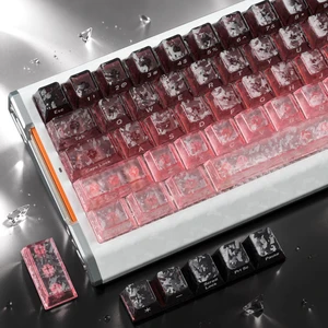Womier Gradient Clear Keycaps, Jelly Keycaps Set, Shine through Keycaps Womier Gradient Clear Keycaps, Jelly Keycaps Set, Shine through Keycaps