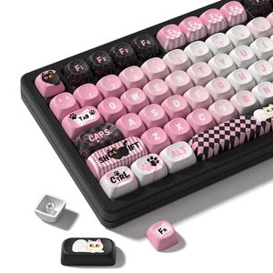 Womier Keycap Set - Sweet Cat, MOA Profile 5-Side Dye-sub PBT Key caps