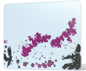 Womier Glass Mousepad for Gaming, Tempered Glass Mouse Pad, 14.2" x 11.8", Sakura Womier Glass Mousepad for Gaming, Tempered Glass Mouse Pad, 14.2" x 11.8", Sakura