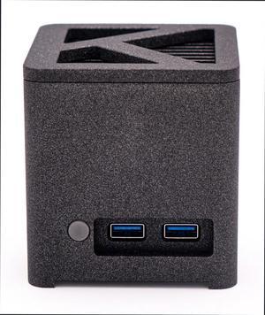 Fanless Mini Computer (3.15 inch), Intel® N100, 16GB LPDDR5, SSD M.2 256GB, Intel® UHD Graphics 4K, 2 x HDMI, 3 x USB 3.2, WiFi 6, BT 5.2, Build in France