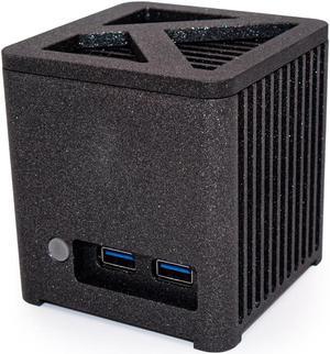 Fanless Mini Computer (3.15 inch), Intel® N150, 16GB LPDDR5, SSD M.2 256GB, Intel® UHD Graphics 4K, WiFi 6, BT 5.2, Build in France, Win11P, Aluminum, Graphite