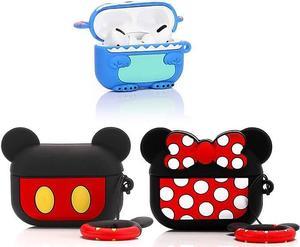 AirPods Case Cute Cartoon 3D Fun, GMYLE Silicone Protective Shockproof  Earbuds Case Cover Skin Cool Characters Compatible for Apple AirPods 1 & 2
