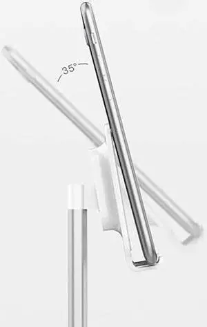 Cell Phone Stand, Tablet Holder,Universal Multi Angle Aluminum Stand,elescopic Adjustable Stand Holder for 4.7-13 inch iPhone, Samsung, iPad, Kindle, eBook Reader (Black)
