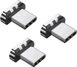 USB C Magnetic Adapter Plug Part (Device End), USB2.0 5Pins Type C Connector, Support USB PD 120W Quick Charge, Can't Use Alone