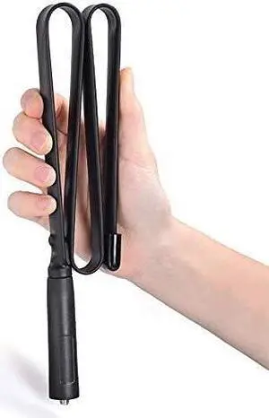 Dual Band VHF UHF 136-520MHz 31 inch Foldable CS Tactical SMA Female Ham Radio Antenna for Kenwood Wouxun Baofeng BF-F8HP UV-5R UV-82 BF-888S GT-3 Handheld Ham Two Way Radio Walkie Talkie