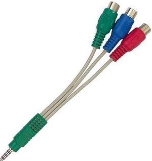 3.5mm RCA Component Video Cable YPbPr Male to 3 RCA Female RGB Adapter CBF Signal Cable AV