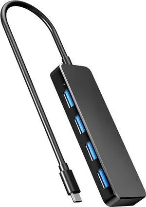 USB C Hub 4 Ports, Eanetf USB C to USB Hub 3.0 USB Splitter for Mac Pro, iMac, iPad Pro, Chromebook, Pixelbook, Dell XPS, Samsung, and More Type C Devices