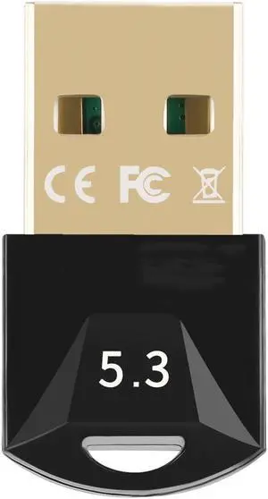 The new USB desktop Bluetooth transmitter Receiver 5.3 Bluetooth adapter supports Windows 10/11