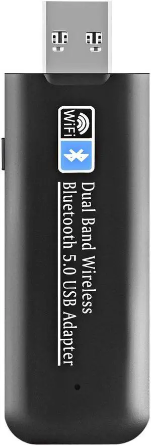 1300M dual-band USB wireless card Bluetooth WIFI 2-in-1 computer 2.4G/5G wireless card drive free