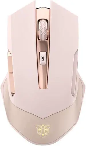 Wireless mouse charging Mute silent game office Cute pink girl computer universal