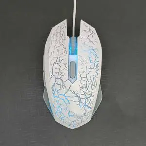 Gaming Mouse, Wired Gaming Mouse with RGB Backlit, 8000 DPI Adjustable, Mouse with 9 Programmable Macro Buttons & Fire Button, Software Supports DIY Keybinds, M910-K