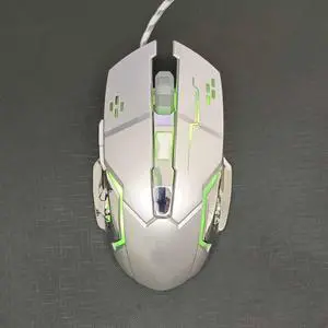 Gaming Mouse, Wired Gaming Mouse with RGB Backlit, 8000 DPI Adjustable, Mouse with 9 Programmable Macro Buttons & Fire Button, Software Supports DIY Keybinds, M910-K