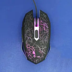 Gaming Mouse, Wired Gaming Mouse with RGB Backlit, 8000 DPI Adjustable, Mouse with 9 Programmable Macro Buttons & Fire Button, Software Supports DIY Keybinds, M910-K