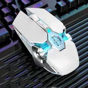 Gaming Mouse, Wired Gaming Mouse with RGB Backlit, 8000 DPI Adjustable, Mouse with 9 Programmable Macro Buttons & Fire Button, Software Supports DIY Keybinds, M910-K