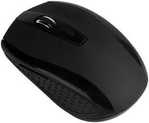 Wireless Mouse for PC, Mac, Laptop, 2.4 GHz with USB Mini Receiver, Optical Tracking, 12-Months Battery Life, Ambidextrous - Black