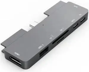 USB Docking Station, USB C Hub USB 3.0 to Dual HDMI VGA Adapter Triple Display USB C Laptop Docking Station Dual Display for MacBook Pro/Air/M1/M2/Mac, USB C Hub for Dell/HP/Lenovo/Surface