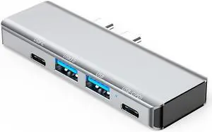 USB Docking Station, USB C Hub USB 3.0 to Dual HDMI VGA Adapter Triple Display USB C Laptop Docking Station Dual Display for MacBook Pro/Air/M1/M2/Mac, USB C Hub for Dell/HP/Lenovo/Surface