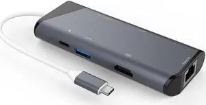 USB Docking Station, USB C Hub type c hub TO hdmi 4K Adapter Triple Display USB C Laptop Docking Station Dual Display for MacBook Pro/Air/M1/M2/Mac, USB C Hub for Dell/HP/Lenovo/Surface