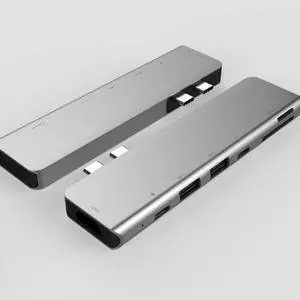 USB Docking Station, USB C Hub 7.1in1 double Port
 Adapter Triple Display USB C Laptop Docking Station Dual Display for MacBook Pro/Air/M1/M2/Mac, USB C Hub for Dell/HP/Lenovo/Surface