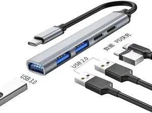 USB Docking Station, USB C Hub USB 3.0 to Dual HDMI VGA Adapter Triple Display USB C Laptop Docking Station Dual Display for MacBook Pro/Air/M1/M2/Mac, USB C Hub for Dell/HP/Lenovo/Surface