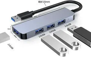 Multi-function 2013U 4-in-1 SUB(usb3.0*1+usb2.0*3) docking station laptop usb expander computer splitter 4-in-1 high speed docking station