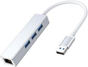 Gigabit Ethernet Port 4-in-1 Docking Station (Silver) PC HDMI Converter USB3.0 Docking Station Thunderbolt 3 Expansion