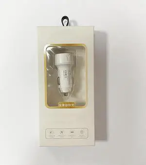 White USB+C Port 2.4A (Unpackaged) Car Charger Super Fast Charger