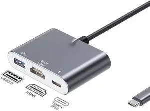 Type-c hub docking station multifunction 3 in 1 (HDMI+PD+USB3.0) docking station usb hub 3.0