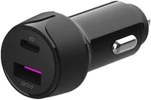 Black USB+C Port 2.4A (Unpackaged) Car Charger Super Fast Charger