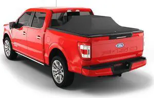 Sawtooth Expandable Tonneau Cover | Truck Bed Cover | Compatible with 2015-2020 Ford F-150 / Ford Raptor / Ford Lightning | 5'-7" Bed
