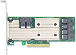Shinreal PCIe3.0 ×8 to 24 Port 12Gb/s SAS/SATA HD miniSAS SFF-8643 HBA Card--SAS3224-24I