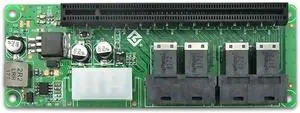 3316PE 4 Port SFF-8643 to PCIe x16 Slot Adapter