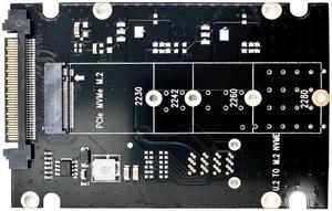 Shinreal U2M2  M.2 to U.2 NVMe  SSD Adapter  Card