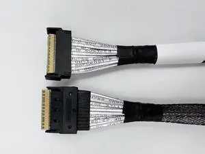 Amphenol MCIO 8I to SFF-8654 8I 100CM High-speed cable support PCIe SAS/SATA