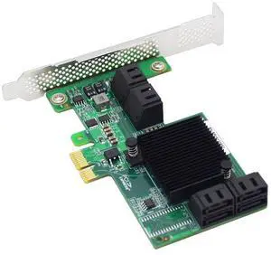 eshinreal PCIe x1 to   8 Port 6Gb/s  SAS/SATA RAID HBA   support uefi