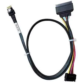 eshinreal PCIe 4.0 SlimSAS 4i (SFF-8654) to U.2 SFF-8639 Cable Available in 0.75m