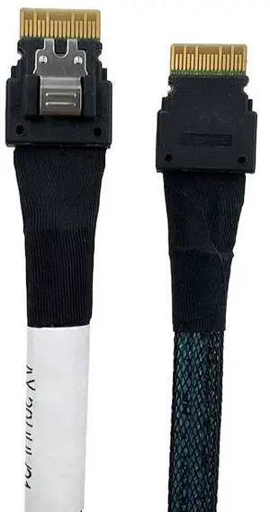 eshinreal PCIe 4.0 SlimSAS SFF-8654 4i to SFF-8654 4i Cable-80CM