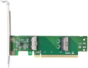 PCIe5.0 X16 to Two MCIO Expansion Card 8I Adapter PCIe5.0 X16 to Two MCIO Expansion Card 8I Adapter