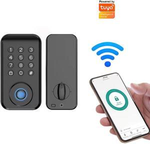 NO. tuya waterproof smart lock with fingerprint digital electronic door lock