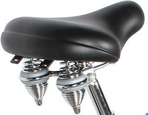 High Quality Bike Seat Waterproof Extra Wide Double Springer Bicycle Saddle